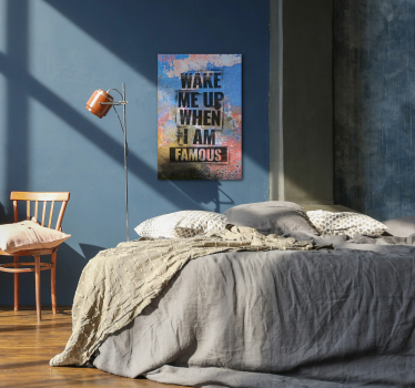 Stencil quote inspirativni citati na platnu - TenStickers