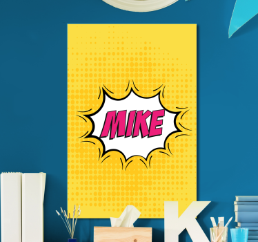 Strip ime prilagodljivi otisci na platnu - TenStickers