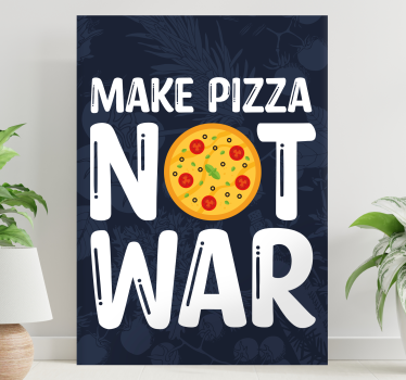 Zabavni citati čine otiske citata na zidu za pizzu - TenStickers