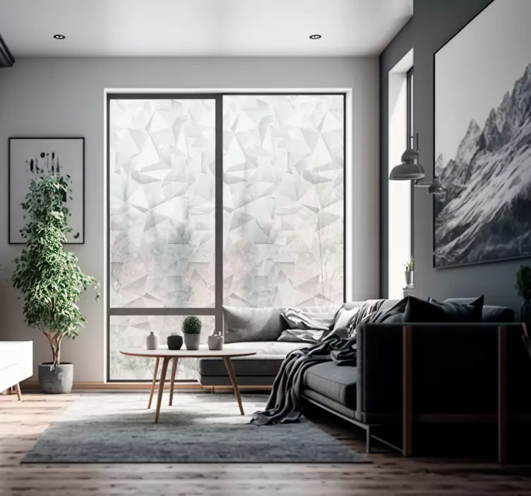 Naljepnica s 3d efektom na geometriji - TenStickers