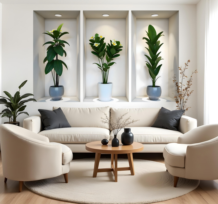 Naljepnice životinje biljke u malim prostorima - TenStickers