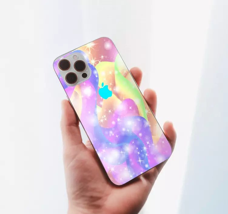 Naljepnice životinje blistavi valovi boja - TenStickers