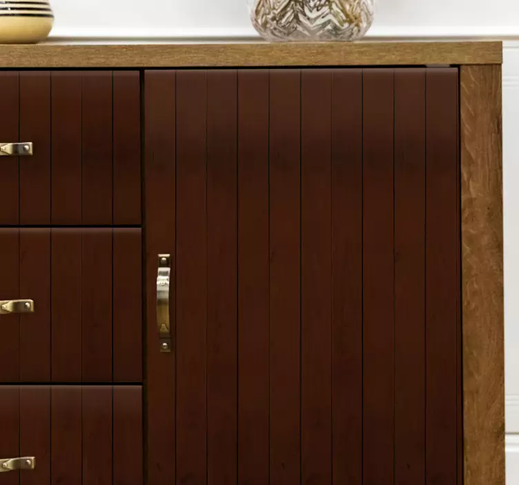 Naljepnice životinje elegantni drveni ormarić - TenStickers