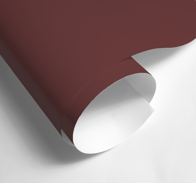 Jednobojna naljepnica za list mat granat - TenStickers