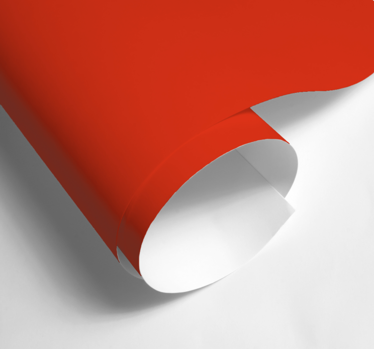 Jednobojna naljepnica za list mat koraljno crvena - TenStickers