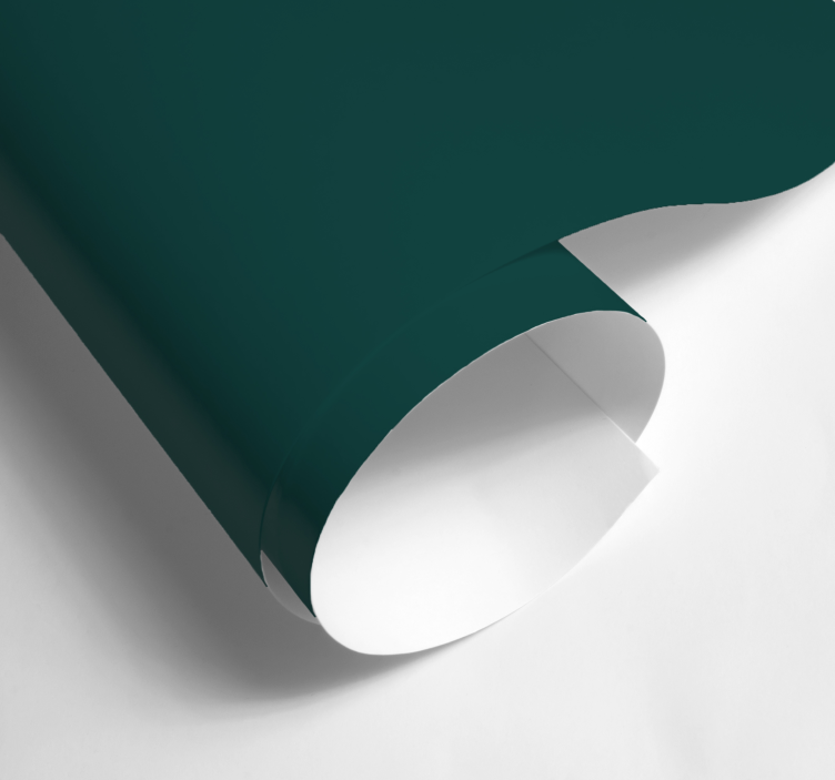 Jednobojna naljepnica za list mat tamnozelena - TenStickers