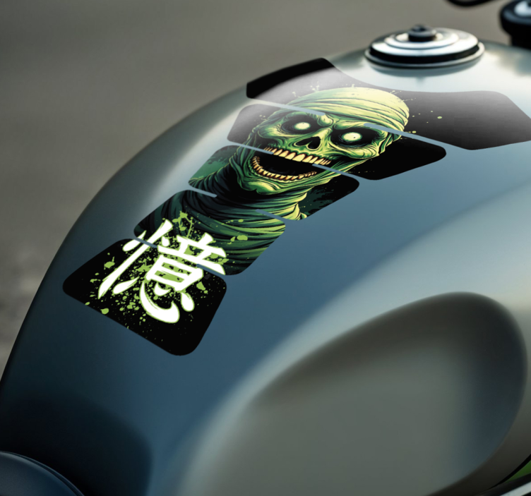 Naljepnica za motor mumija smrt - TenStickers