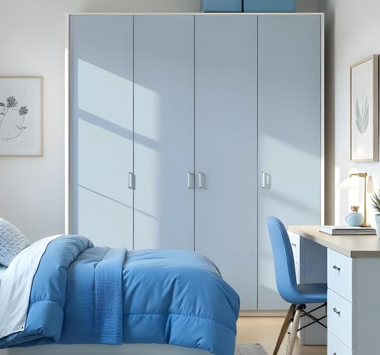 Naljepnice za namještaj pastelno plava - TenStickers