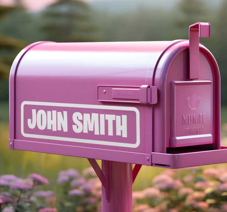 Naljepnica poštanskog sandučića prilagođena slova poštanskog - TenStickers