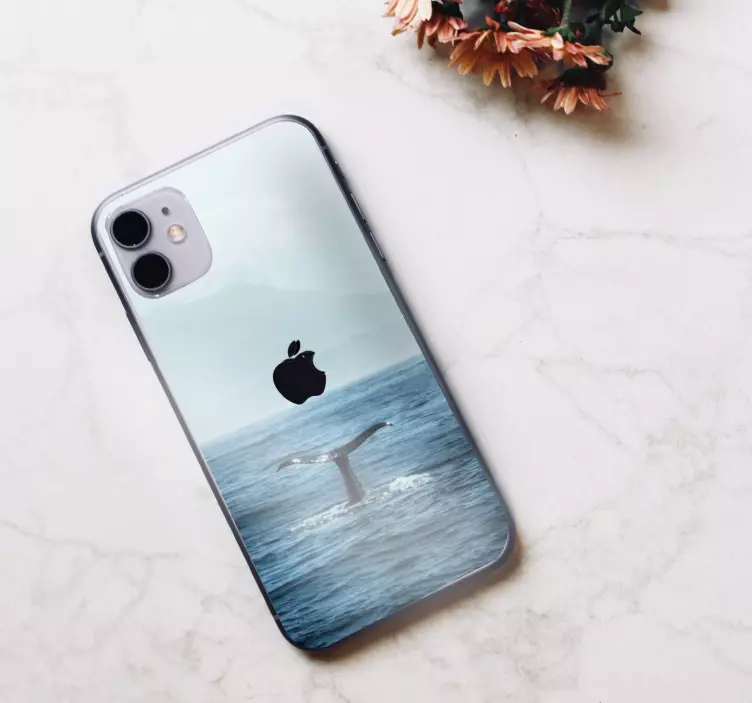 Naljepnice životinje prskanje kitovog repa - TenStickers