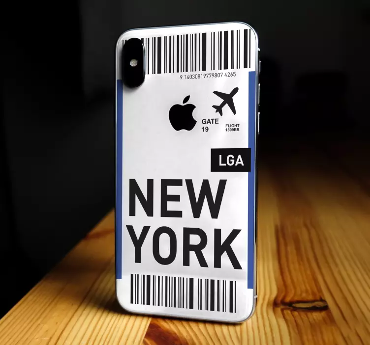 Naljepnice životinje putna karta za new york - TenStickers