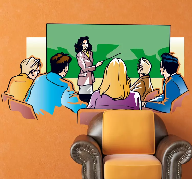 Naljepnice životinje scena poslovne prezentacije - TenStickers