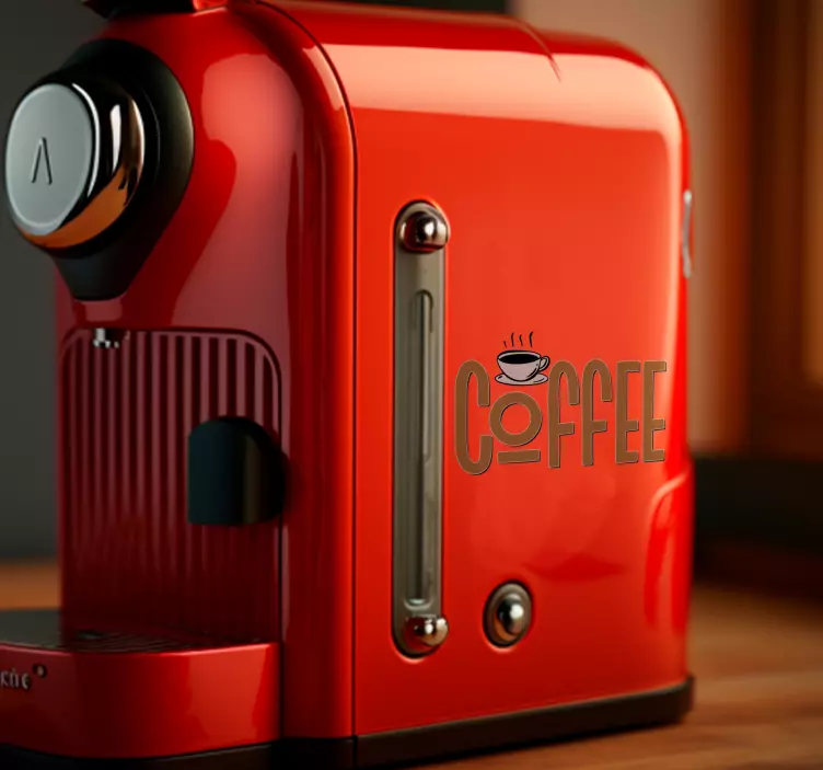 Naljepnice životinje starinska kava - TenStickers