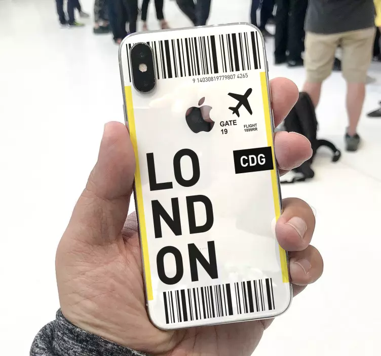 Naljepnice životinje stil londonske karte - TenStickers