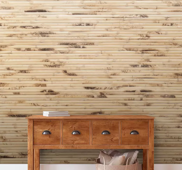 Naljepnice životinje teksturirana završna obrada od bambusa - TenStickers