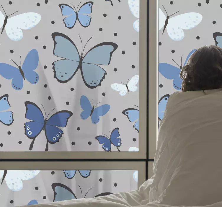 Naljepnice životinje živopisni motiv leptira - TenStickers