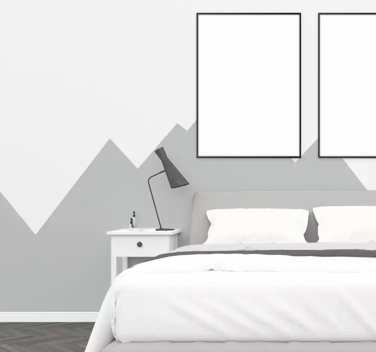 Naljepnica sa zidom planinskog reljefa - TenStickers