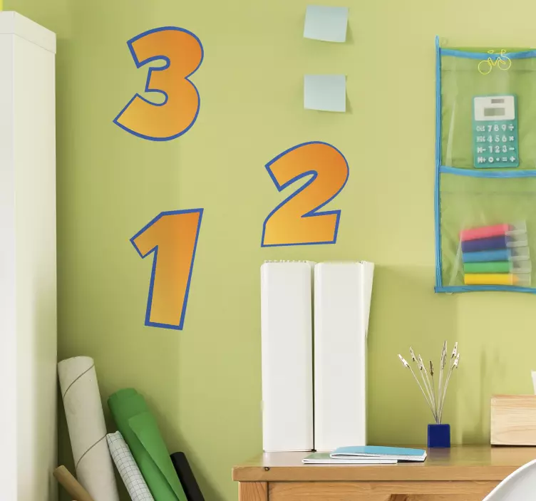 Naljepnice brojeva motocikla - TenStickers