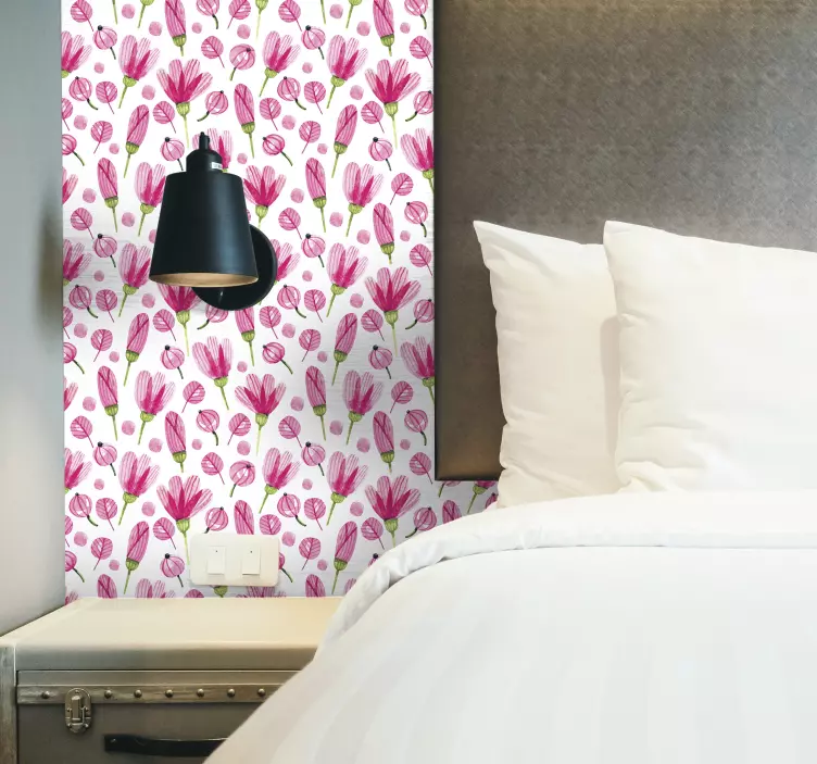 Ikea naljepnica ružičastog cvijeća - TenStickers