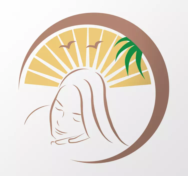 Naljepnica zidne spa masaže - TenStickers