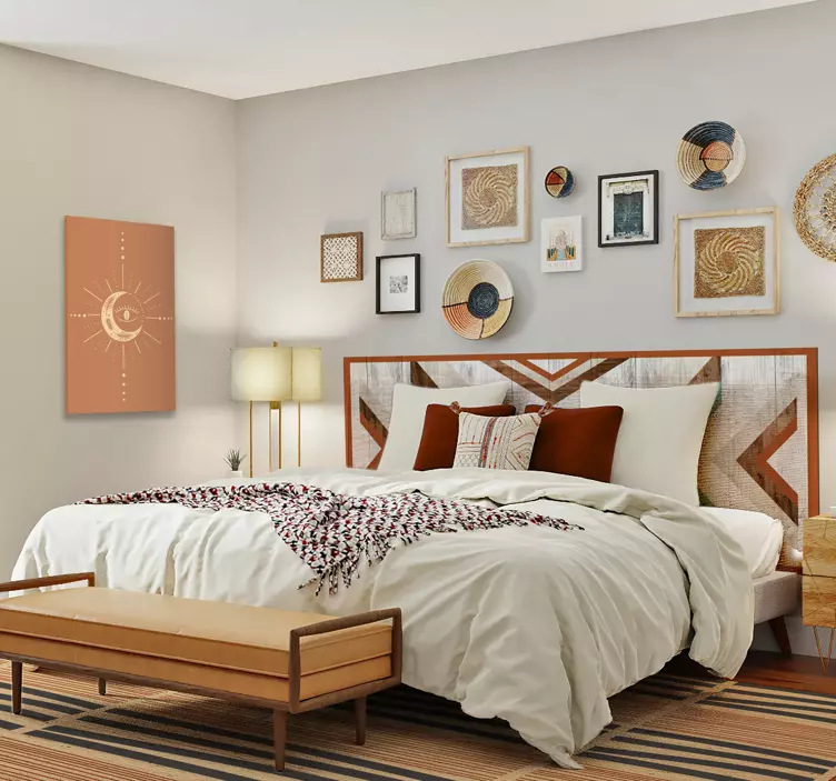 Naljepnice uzglavlje s geometrijskim uzorkom - TenStickers