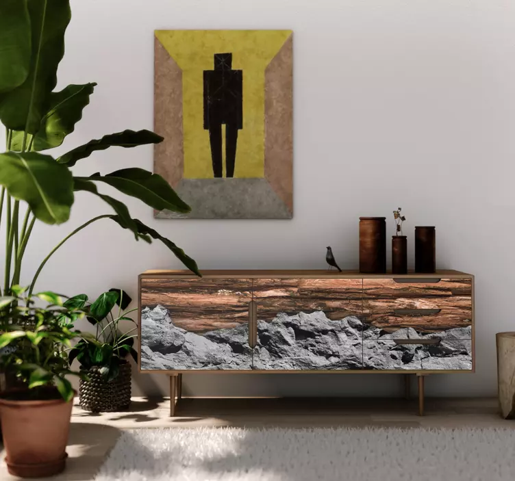 Naljepnice za namještaj ogrjev i kamen - TenStickers