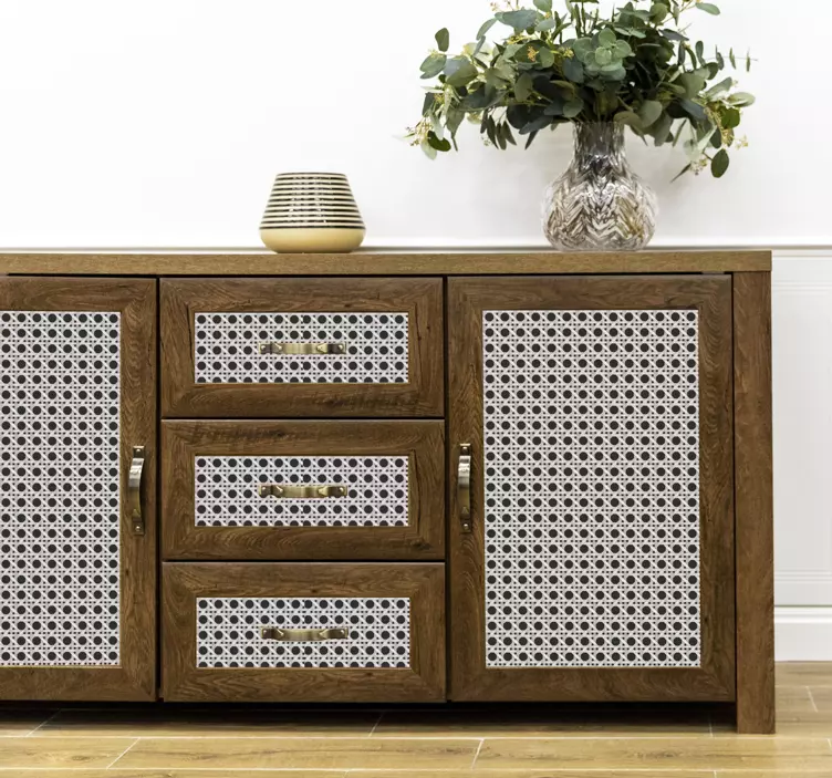 Naljepnice za namještaj suvremeni uzorak lišća - TenStickers