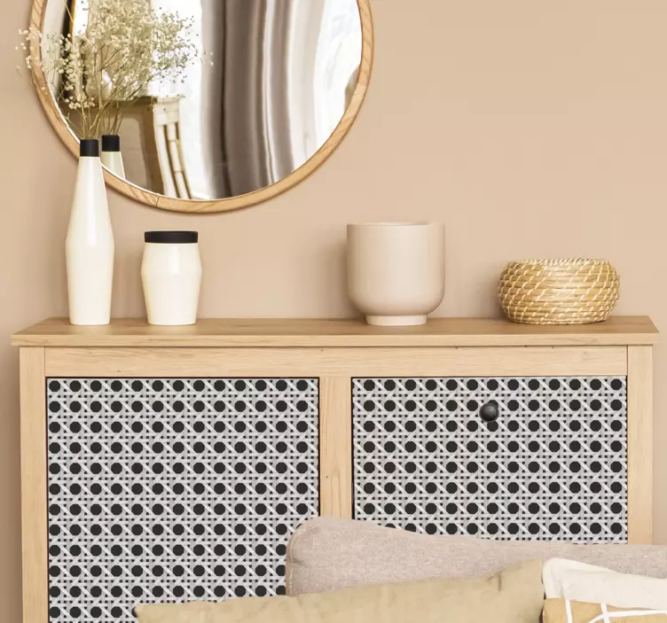 Naljepnice za namještaj suvremeni uzorak lišća - TenStickers