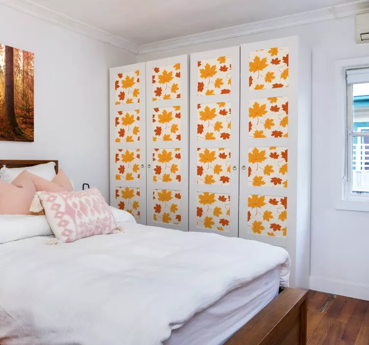 Jesensko lišće vinilne tapete - TenStickers