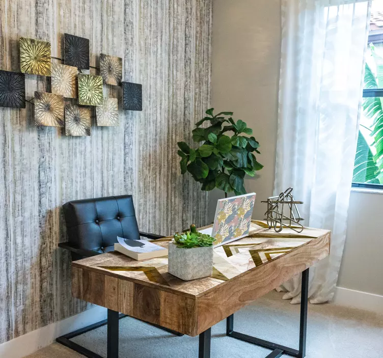 Naljepnica za ured geometrijski chevron za stol - TenStickers