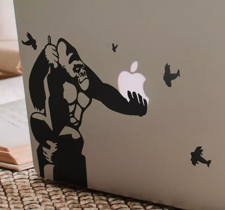 King kong filmska naljepnica za macbook - TenStickers