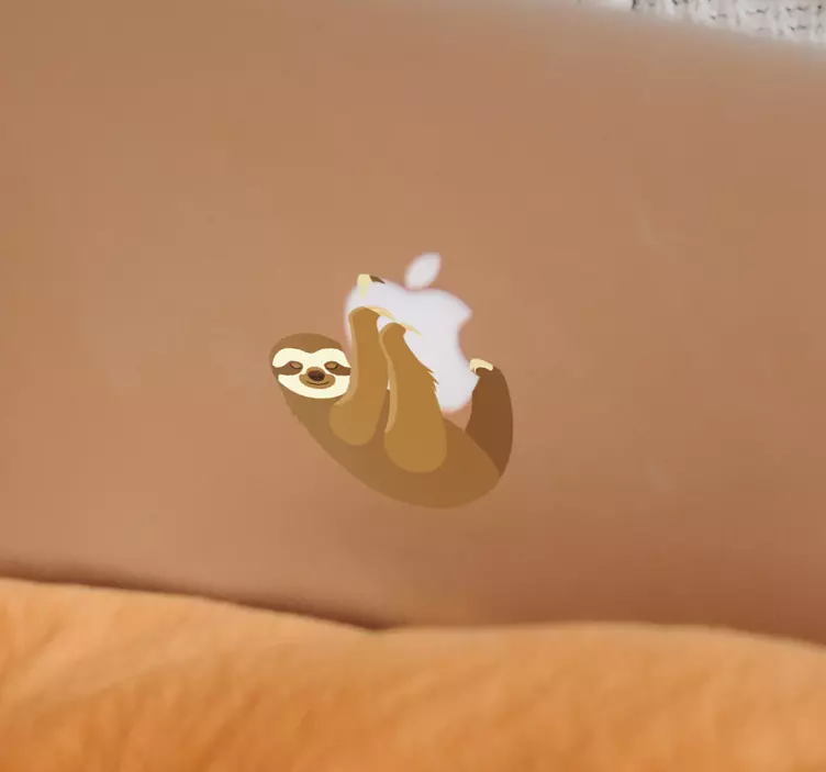 Lenjivac macbook naljepnica divlje životinje - TenStickers