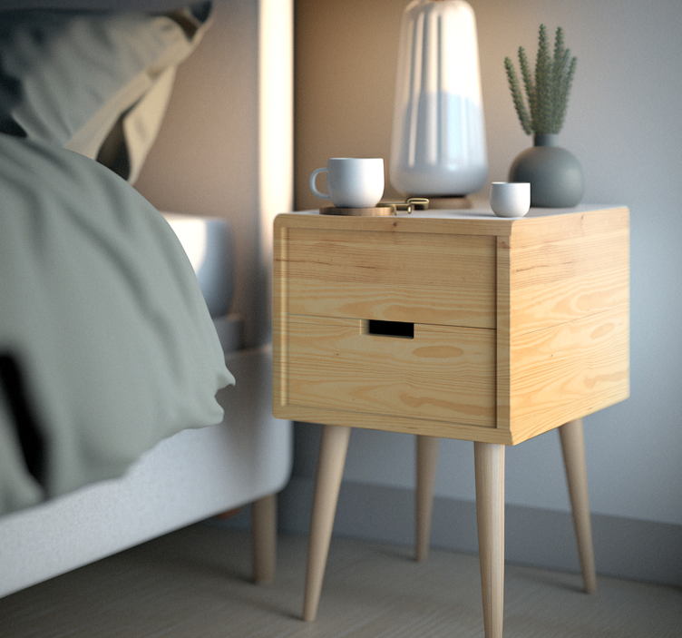 Naljepnice za namještaj svijetla drva - TenStickers