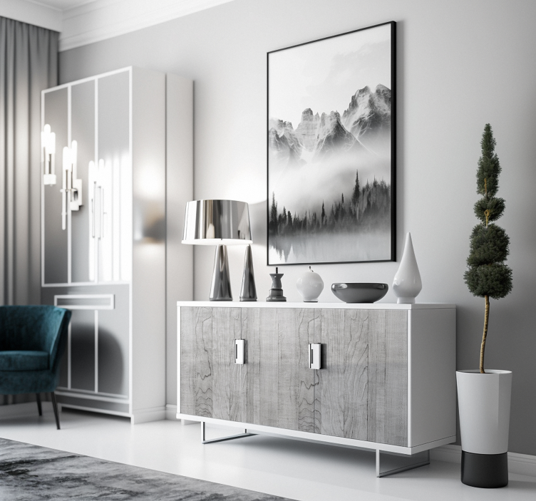 Naljepnice za namještaj mramor siva - TenStickers