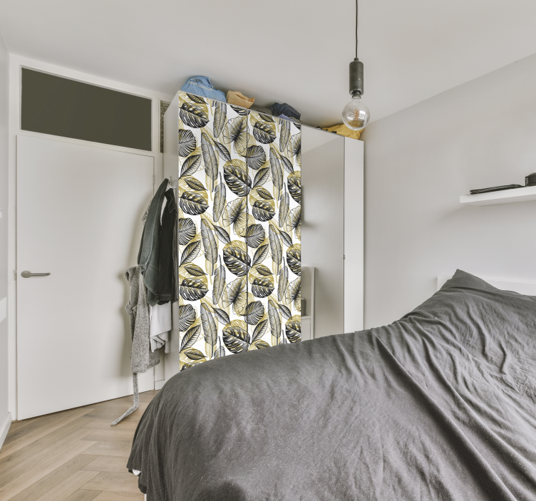 Naljepnice za namještaj elegantne tropske biljke - TenStickers