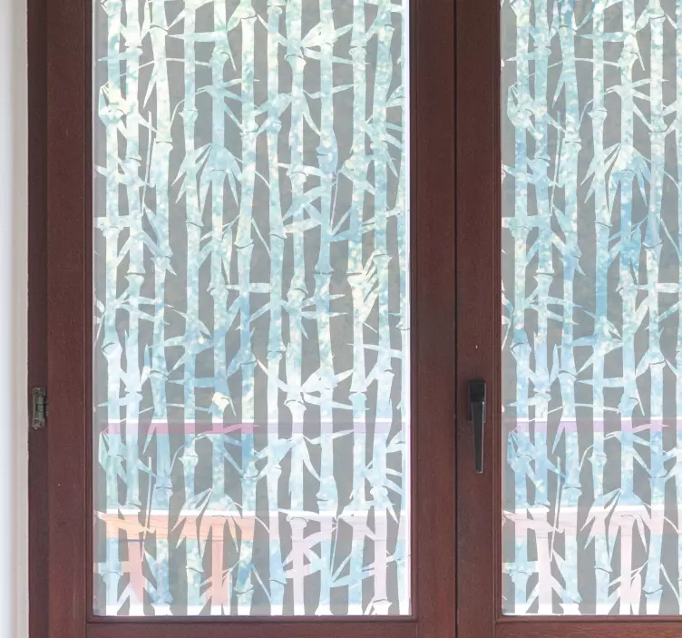 Naljepnice za prozorska stakla translucidni bambus - TenStickers