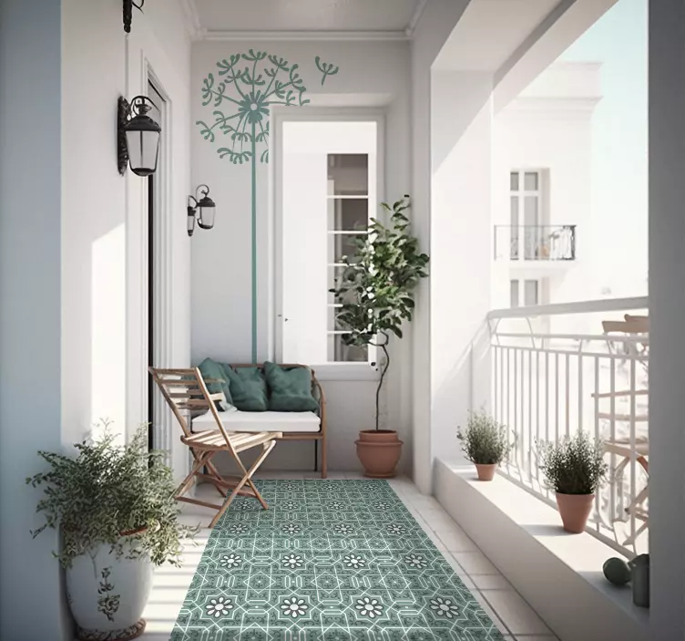 Minimalistička naljepnica cvjetnih zidova maslačaka - TenStickers