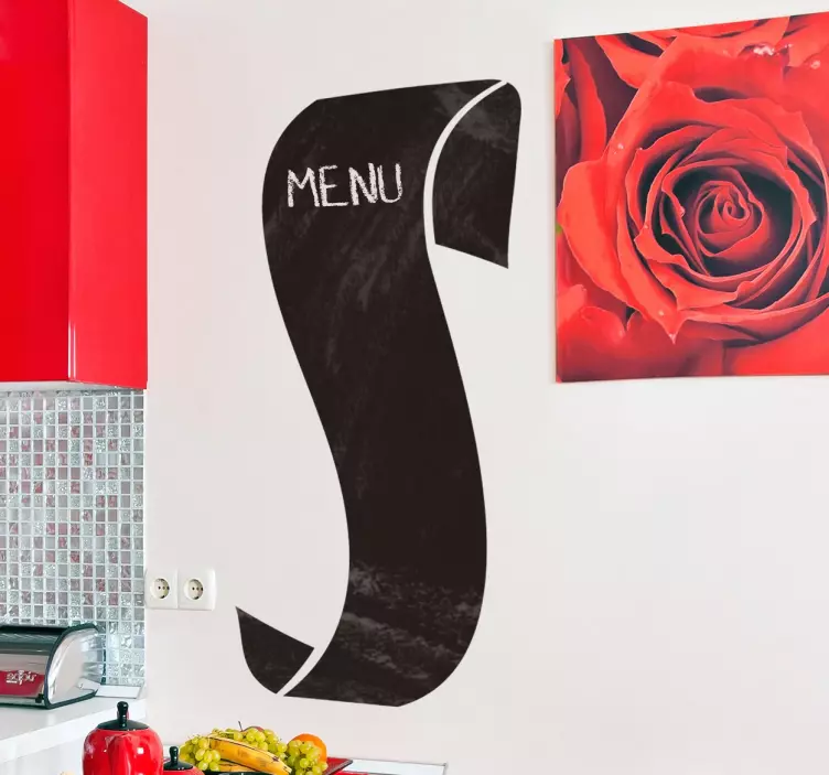 Naljepnica ploču element prikaza izbornika - TenStickers