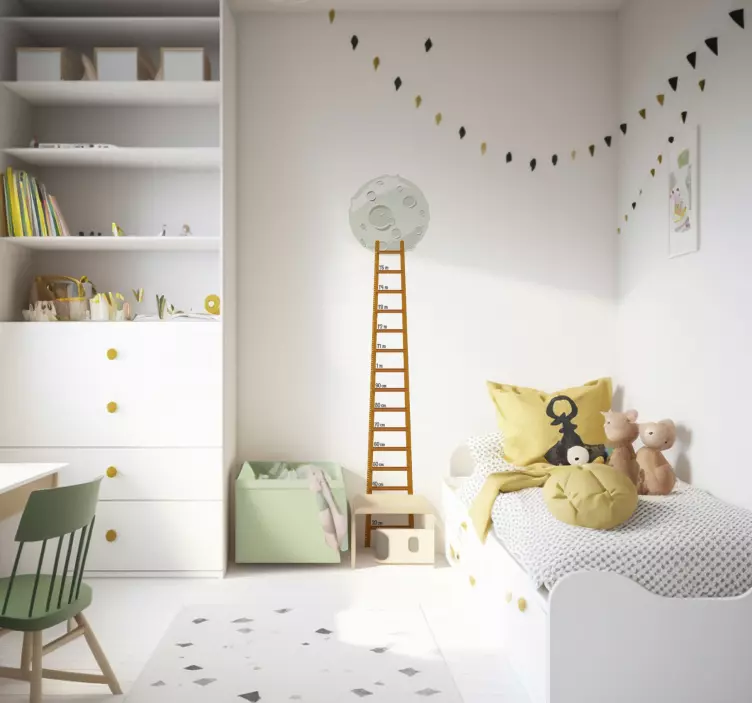 Ljestvice do naljepnice za visinu mjeseca - TenStickers