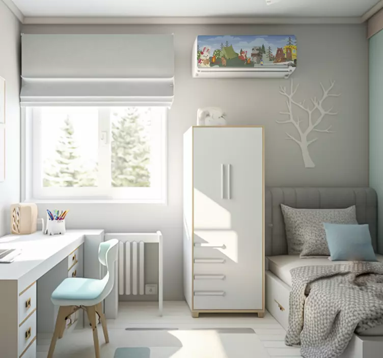 Naljepnice Više životinja kamp za životinje - TenStickers