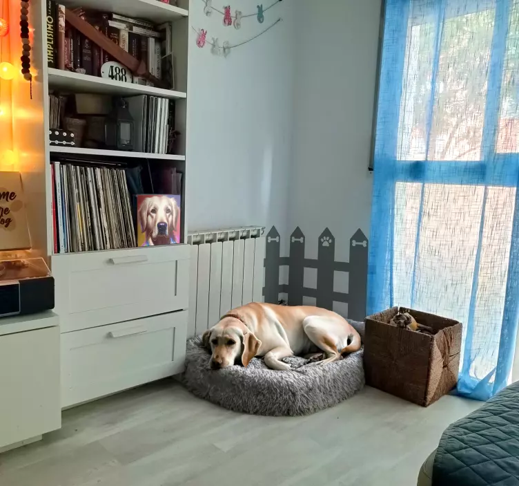 Naljepnice Kućni ljubimci ograda vrta - TenStickers