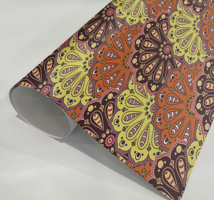 Naljepnice za zid kuhinja ovo je apstraktna mandala koja se sasto - TenStickers