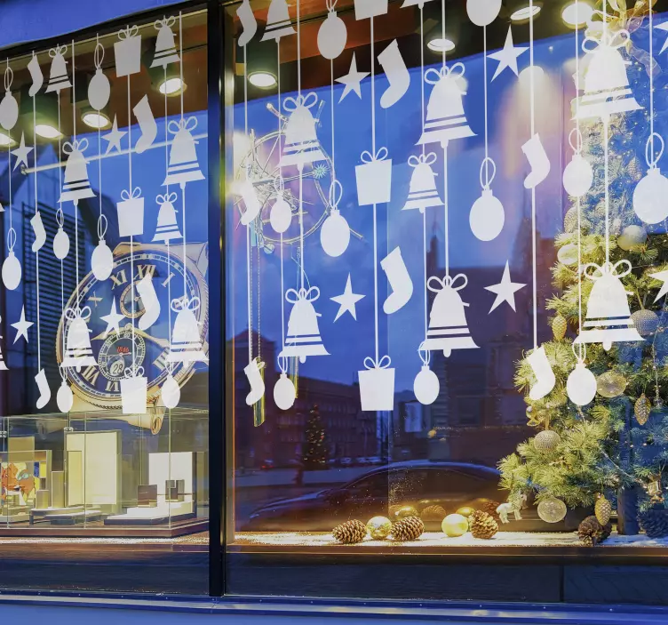 Božićne čarape božićna naljepnica - TenStickers