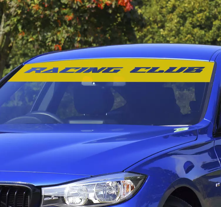 Personalizirane naljepnice za auto prilagođeni jednobojni štitnik - TenStickers