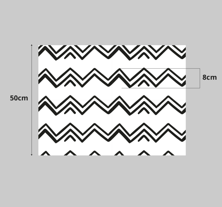 Naljepnice za namještaj naglasak s motivom ševrona - TenStickers