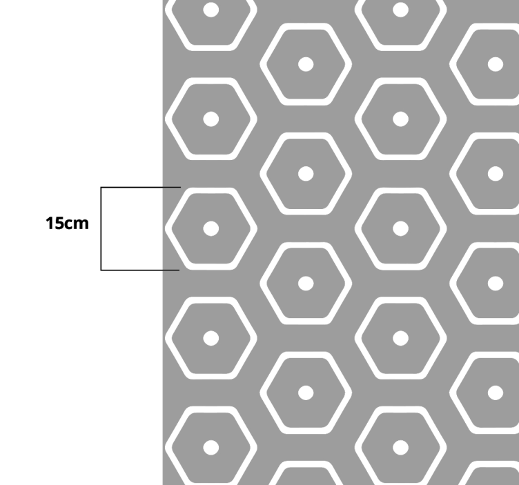 Naljepnica namještaja s geometrijskim minimalističkim uzorkom - TenStickers