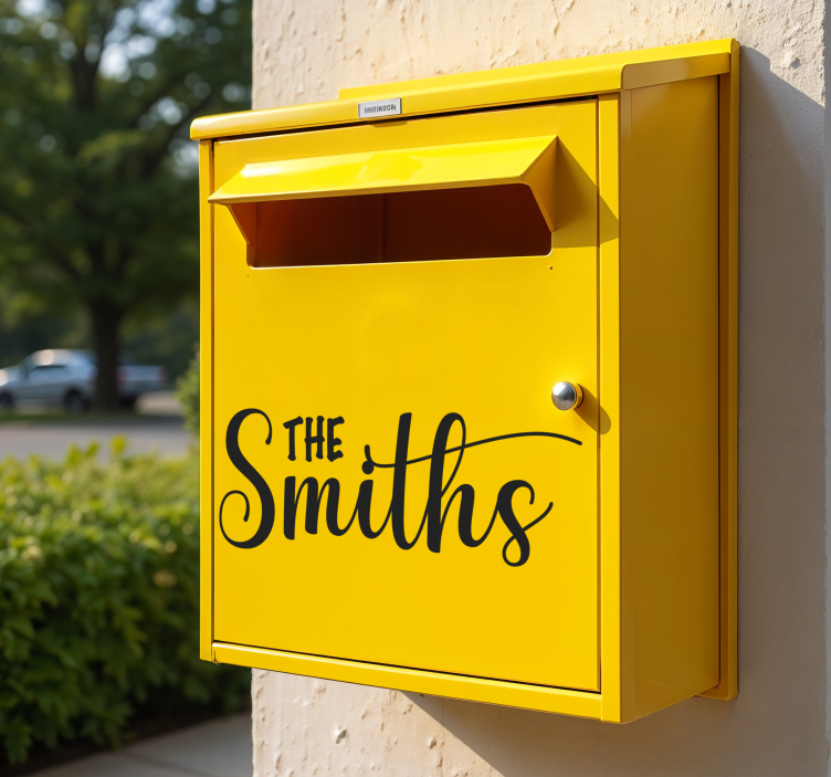 Naljepnica poštanskog sandučića naziv poštanskog sandučića - TenStickers