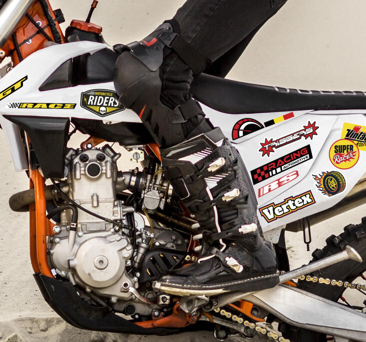 Naljepnica za motor pojedinačni paket bombi - TenStickers