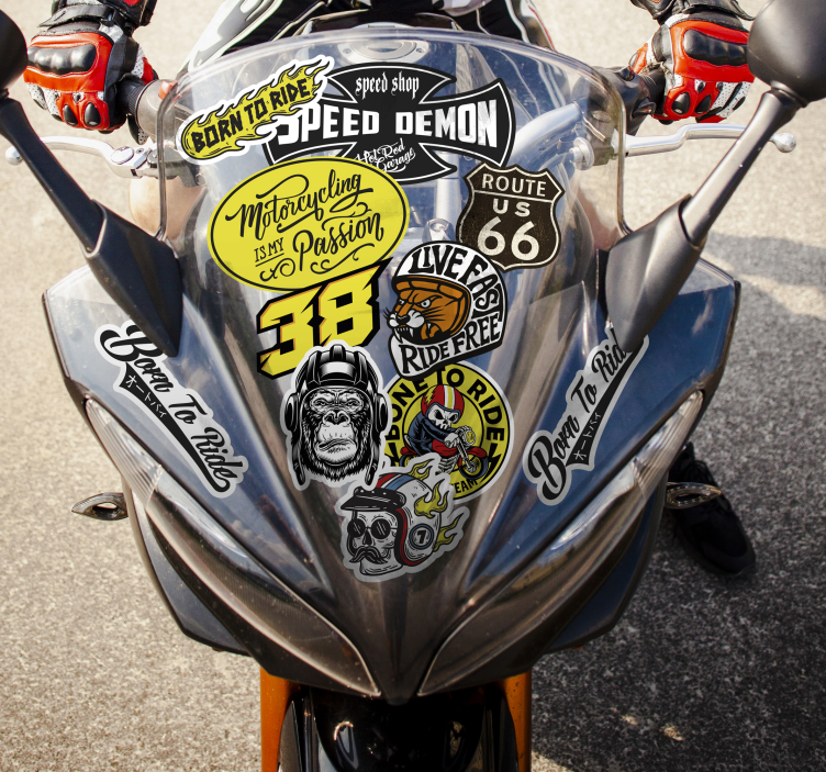 Naljepnica za motor original bomba paket - TenStickers