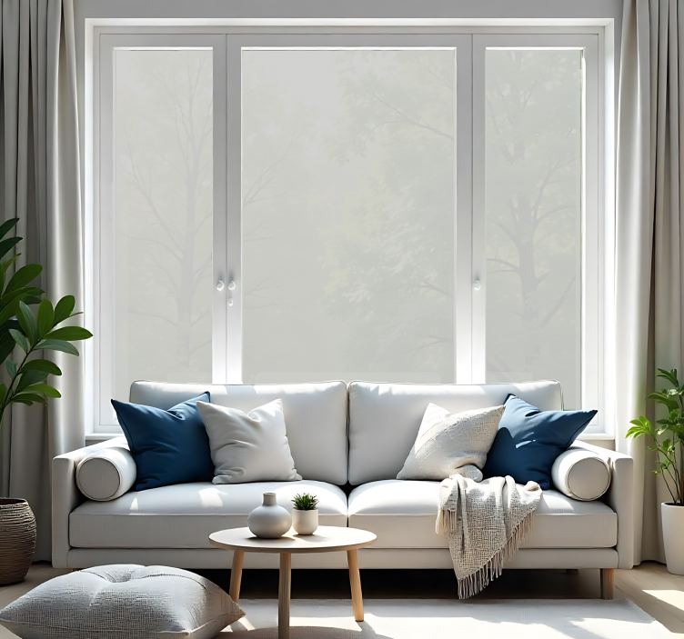 Jednobojna naljepnica za list prozirni po mjeri - TenStickers